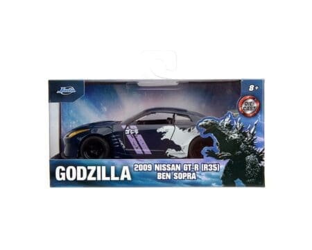 Jada 1:32 Godzilla 2009 Nissan GT-R (R35) Ben Sopra - Hollywood Rides