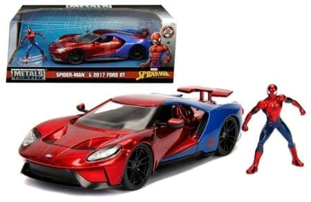 Jada 1:24 Spider-Man and 2017 Ford GT (Red/Blue) - Marvel - Hollywood Rides