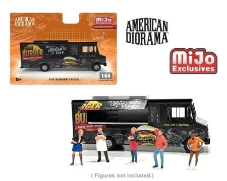 American Diorama 1:64 Food Truck The Burger Truck - Limited Edition MiJo Exclusives