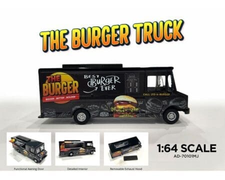 American Diorama 1:64 Food Truck The Burger Truck - Limited Edition MiJo Exclusives - Image 2