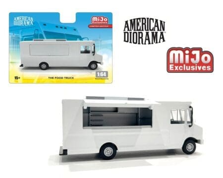 American Diorama 1:64 Food Truck Plain White Truck - MiJo Exclusives
