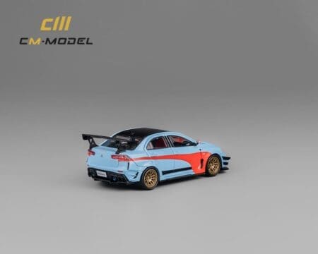 CM Model 1:64 Mitsubishi Lancer Evolution X Varis Widebody - Blue