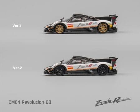 (Preorder) CM Model 1:64 Pagani Zonda Revolucion- White - Limited Edition - Image 2