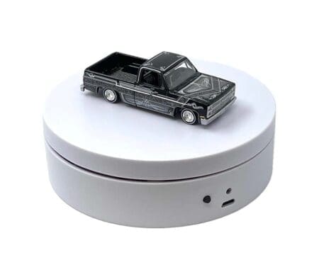 Mini Turntable Display 4.75" - White - Image 2