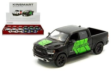 Kinsmart 1:46 2019 Dodge Ram 1500 Livery Edition 5" (KT5413DF) - Display Tray Set of 12