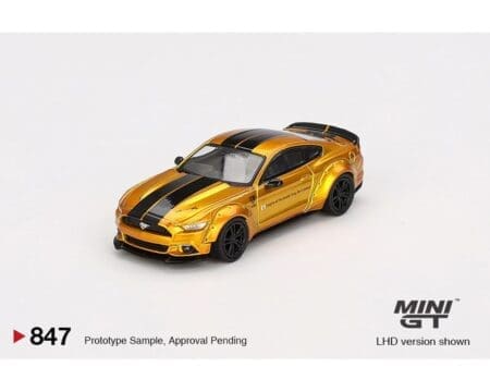 (Preorder) Mini GT 1:64 LB-Works Ford Mustang - LB Gold - Limited Edition - Image 2