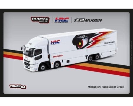 (Preorder) Tarmac Works 1:64 Mitsubishi Fuso Super Great Honda Racing Team Mugen - Truck64