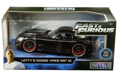 Jada 1:24 Dom's 2008 Dodge Viper SRT (Black) - Fast & Furious