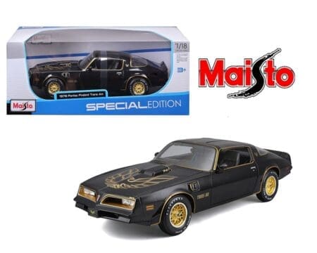Maisto 1:18 1978 Pontiac Firebird Trans Am - Black - Special Edition