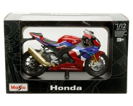 Maisto 1:12 Honda CBR 1000RR-R Fireblade SP w/ Stand - RedWhiteBLue- Motorcycles