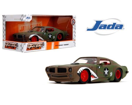 Jada 1:24 1989 1972 Pontiac Firebird Custom Shark Mouth - Matte Green – Bigtime Muscle