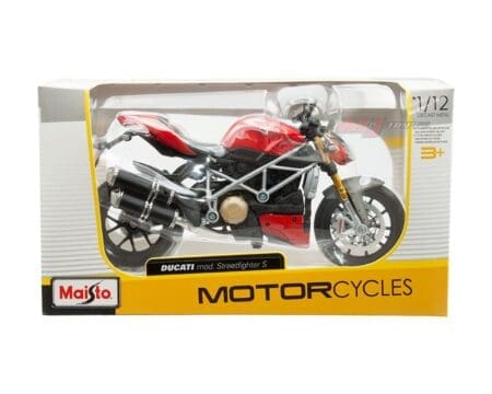 Maisto 1:12 Ducati Super Naked S - Red -Motorcycles