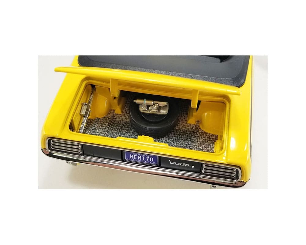 1/18 1970 Yellow PLYMOUTH CUDA 　プリムス ACME 1970 Plymouth Hemi Barracuda Convertible Yellow 1/18