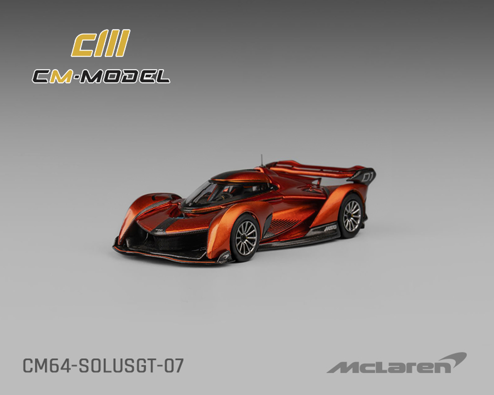 CM Model 1:64 Mclaren SolusGT - Metallic orange - M & J Toys Inc