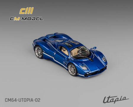 CM Model 1:64 Pagani Utopia - Metallic Blue - Image 3