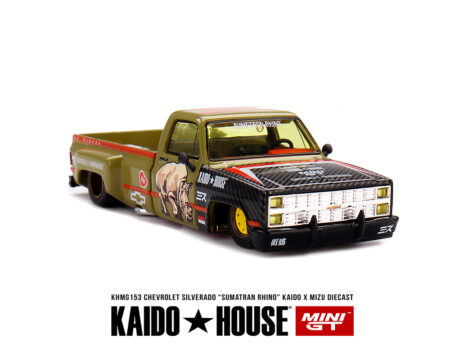(Preorder) Kaido House x Mini GT x Mizu Diecast 1:64 Chevrolet Silverado “Sumatran Rhino” - Image 2