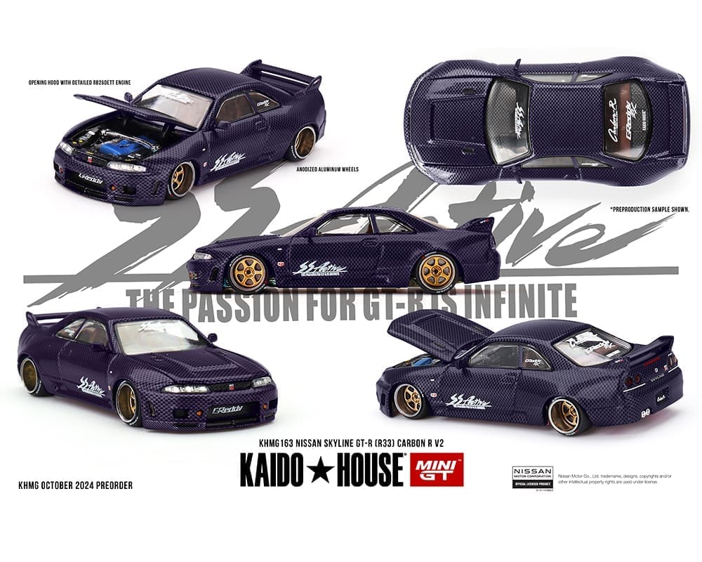 Preorder) Kaido House x Mini GT 1:64 Nissan Skyline GT-R