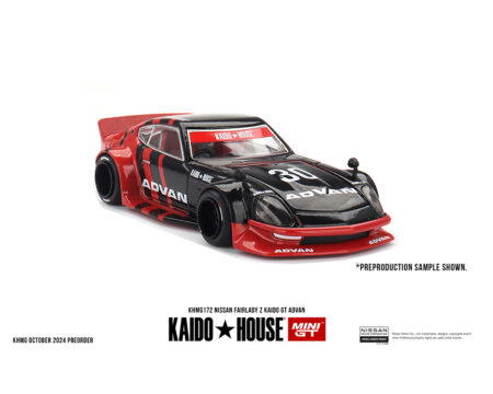 Kaido House x Mini GT 1:64 Nissan Fairlady Z Kaido GT ADVAN - Black - Image 2