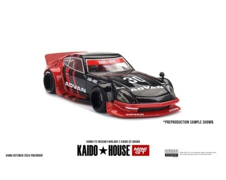 (Preorder) Kaido House x Mini GT 1:64 Nissan Fairlady Z Kaido GT ADVAN - Black