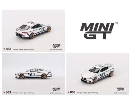 (Preorder) Mini GT 1:64 BMW 3.0 CSL - White