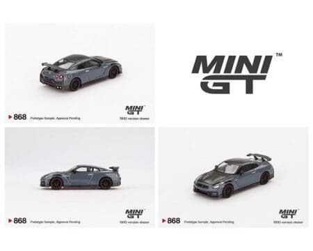 (Preorder) Mini GT 1:64 Nissan GT-R Nismo 2024 NISMO - Stealth Gray