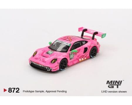 (Preorders) Mini GT 1:64 Porsche 911 GT3 R #80 AO Racing 2023 IMSA VIRginia Roxy - Image 2