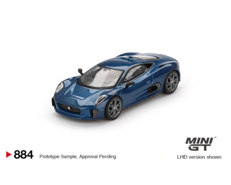 (Preorder) Mini GT 1:64 Jaguar C-X75 - Blue - Image 2