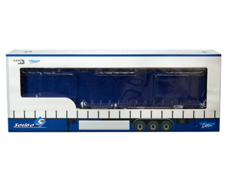 Solido 1:24 Tarpaulin Trailer - Blue - Truck Edition
