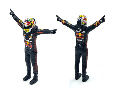Bburago 1:24 Race F1 Oracle Red Bull RB19 2023 #11 Sergio Perez with Standing Figure - Image 3