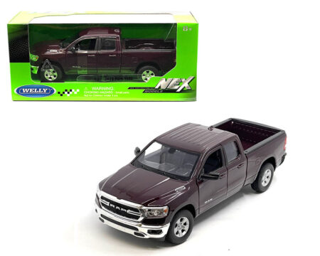 Welly 1:24 2019 Dodge Ram 1500 Pickup Truck - M Red
