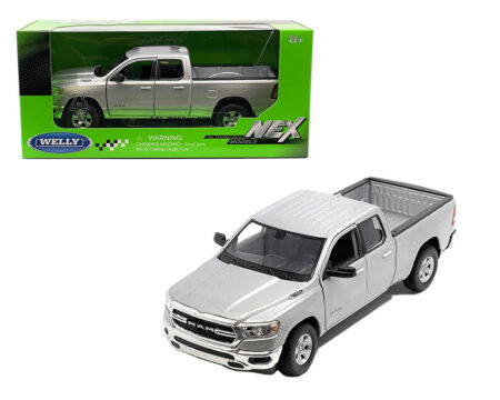 Welly 1:24 2019 Dodge Ram 1500 Pickup Truck - Silver