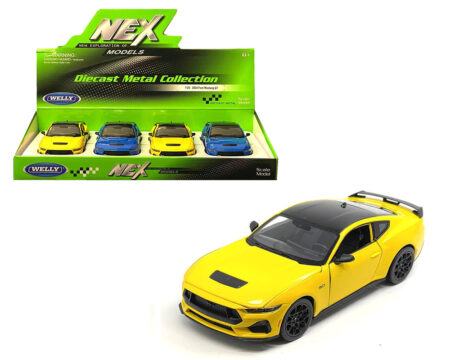 Welly 1:24 2024 Ford Mustang GT - Display Tray Set of 4