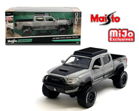 Maisto 1:24 Toyota Tacoma TRD Off Road Toyo Tires - Cement Grey - Maisto Design - Mijo Exclusives