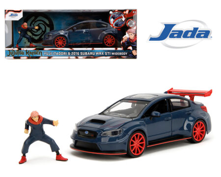 Jada 1:24 2016 Subaru WRX STI with Yuji Itadori Figure - Jujutsu Kaisen - Hollywood Rides