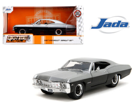 Jada 1:24 1967 Chevrolet Impala SS - Silver and Black Two Tone – Bigtime Muscle