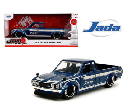 Jada 1:24 1972 Datsun 620 Pickup Truck - Blue - JDM Tuners