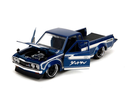 Jada 1:24 1972 Datsun 620 Pickup Truck - Blue - JDM Tuners - Image 2