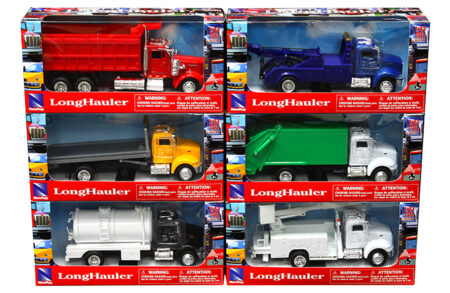 New Ray 1:43 Peterbilt 335 & Kenworth W900 - 6 Styles- Long Haul Transporter