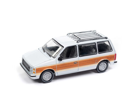 Auto World 1:64 1985 Dodge Caravan - White - Premium 2024 Release 2 Version A