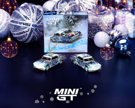 Mini GT 1:64 Lincoln Capri Christmas Hot Rod Set by Tim Sadchikov 2024 Christmas Edition Limited 9,999 Set - Image 2