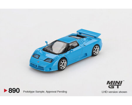 Mini GT 1:64 Bugatti EB110 Super Sport - Blue - Image 2