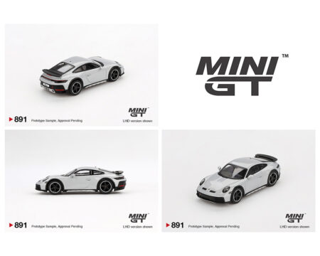 Mini GT 1:64 Porsche 911 Dakar - Ice Gray Metallic