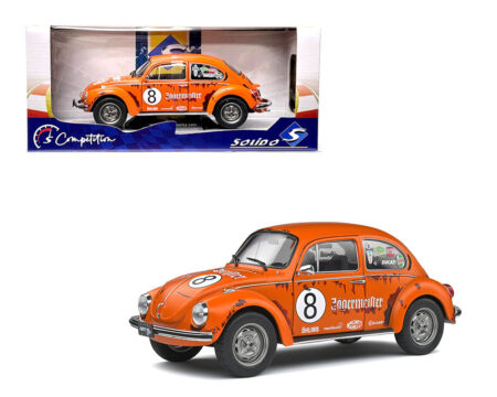 Solido 1:18 1974 Volkswagen Beetle 1303  Jaegermeister Tribute #8 - Orange