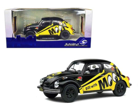 Solido 1:18 1974 Volkswagen Beetle 1303 Mooneyes - Black