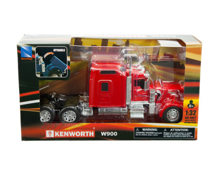 New Ray 1:32 Kenworth W900 Red Tractor Cab Only - LongHauler
