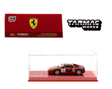 Tarmac Works 1:64 Ferrari F355 Challenge Macau Super Car Race 1994 Winner, Charles Kwan Special Edition - Hobby64