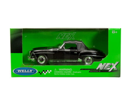 Welly 1:24 1955 Mercedes-Benz 190 SL with Closed Top - Black
