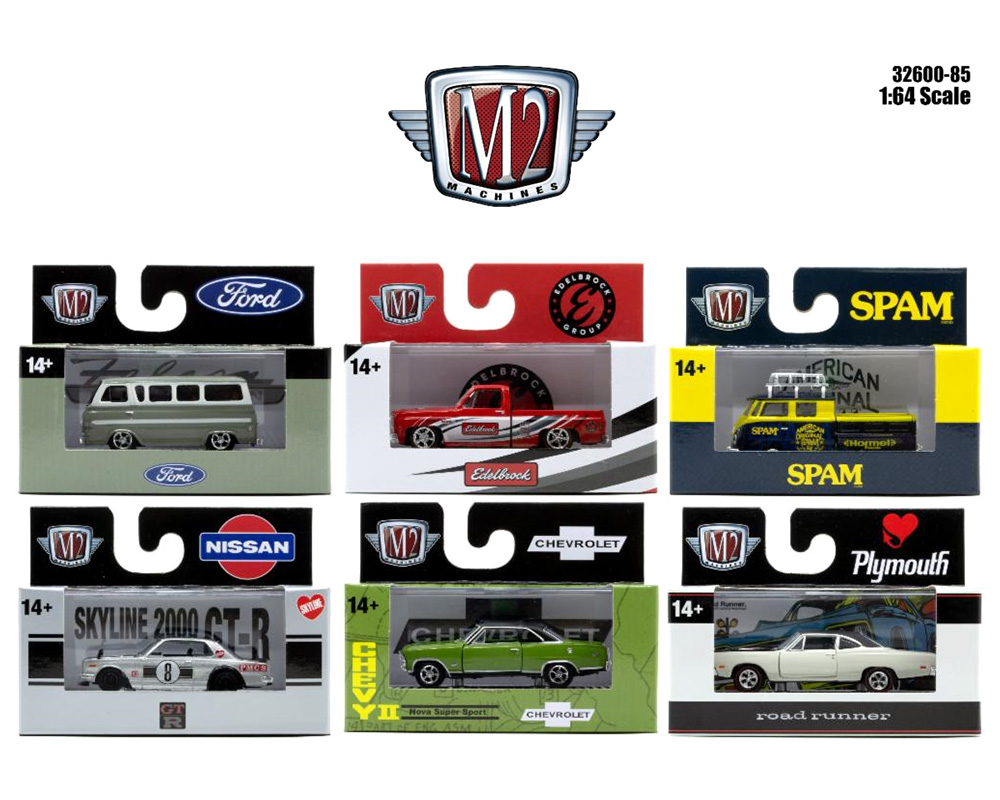 M2 Machines 1:64 Detroit-Muscle Release 85 Assortment - M & J Toys