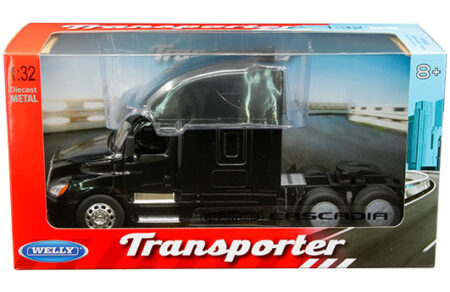 Welly 1:32 Freightliner Cascadia - Black - Transporter