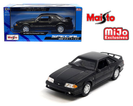 Maisto 1:24 Ford Mustang SVT Cobra 1993 - Black - Special Edition - Mijo Exclusives